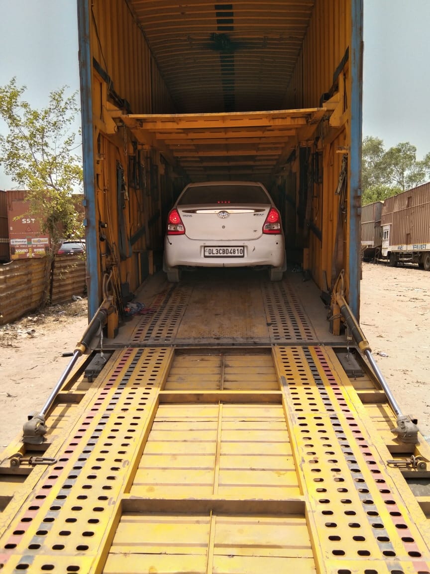 Car Loaded in Container